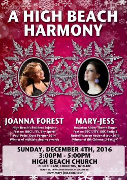 Joanna and Mary-Jess to perform in the Forest at “A High Beach Harmony”.